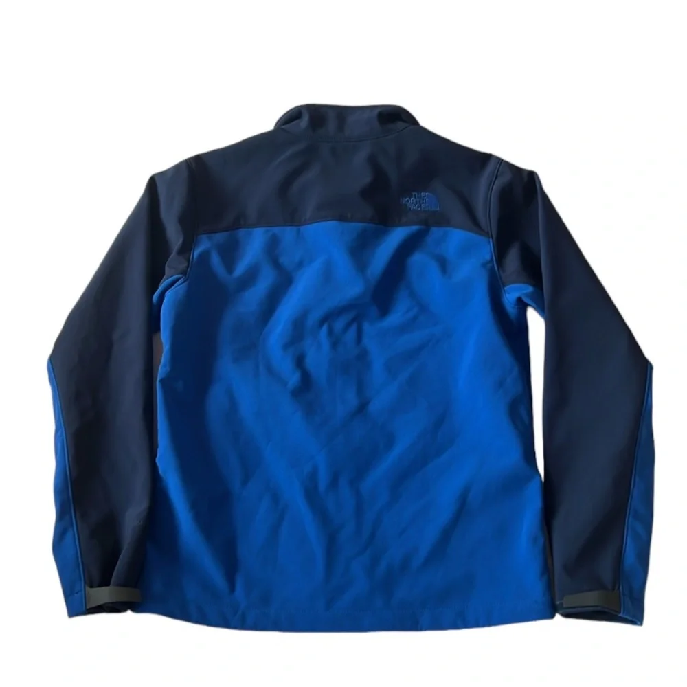 North Face Mens Small Apex Bionic Wind Soft Shell Jacket Cosmic Blue New Hiking